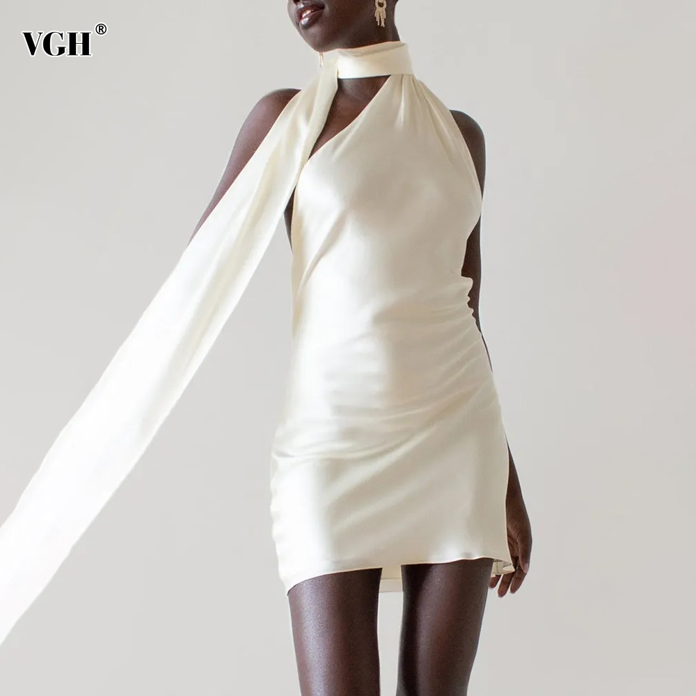 Strapless Bra Backless - VGH Patchwork Formal Dresses For Women