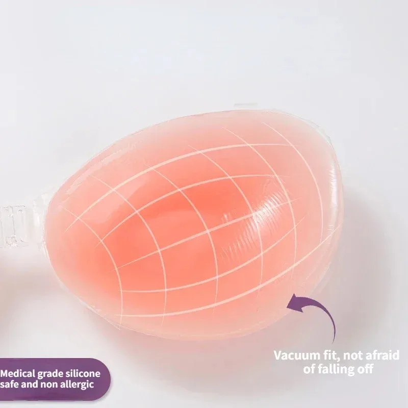 Silicone Bra Invisible Push Up - Strapless Bra Backless 评论和价格