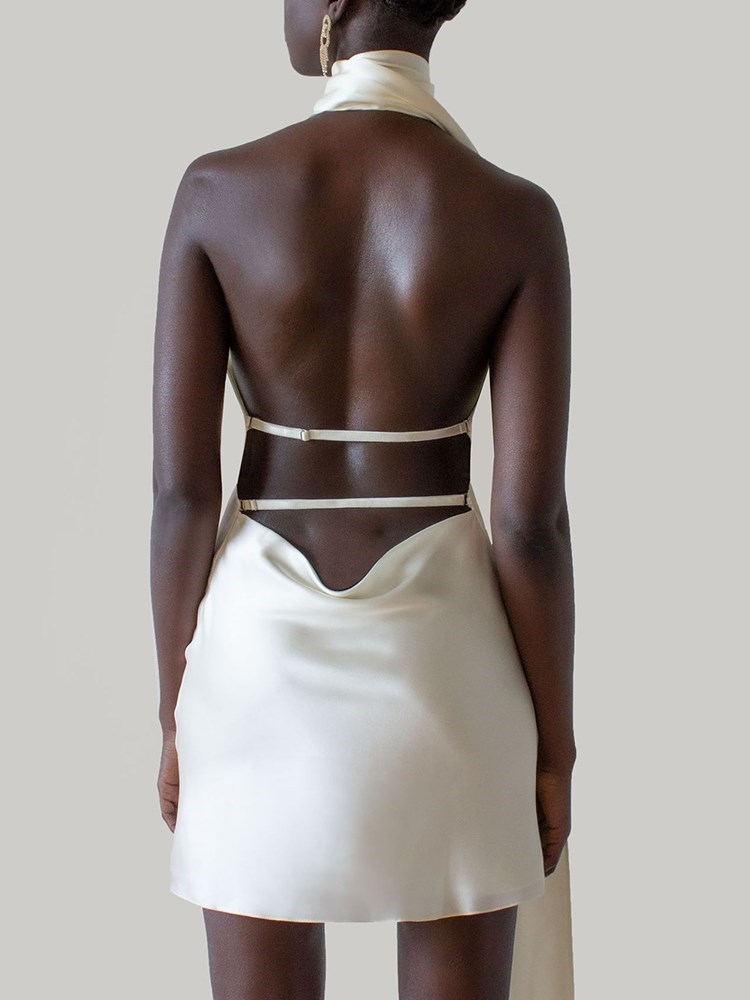 VGH Patchwork Formal Dresses F - Strapless Bra Backless 评论和价格